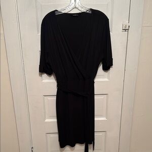 Apt 9 Elegant Black Wrap Style Dress Size XL
